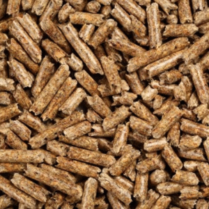 Hay pellets for bedding