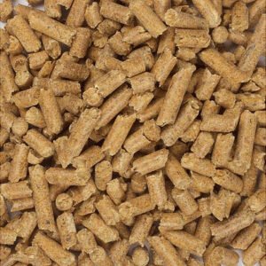 Hay pellets for litter
